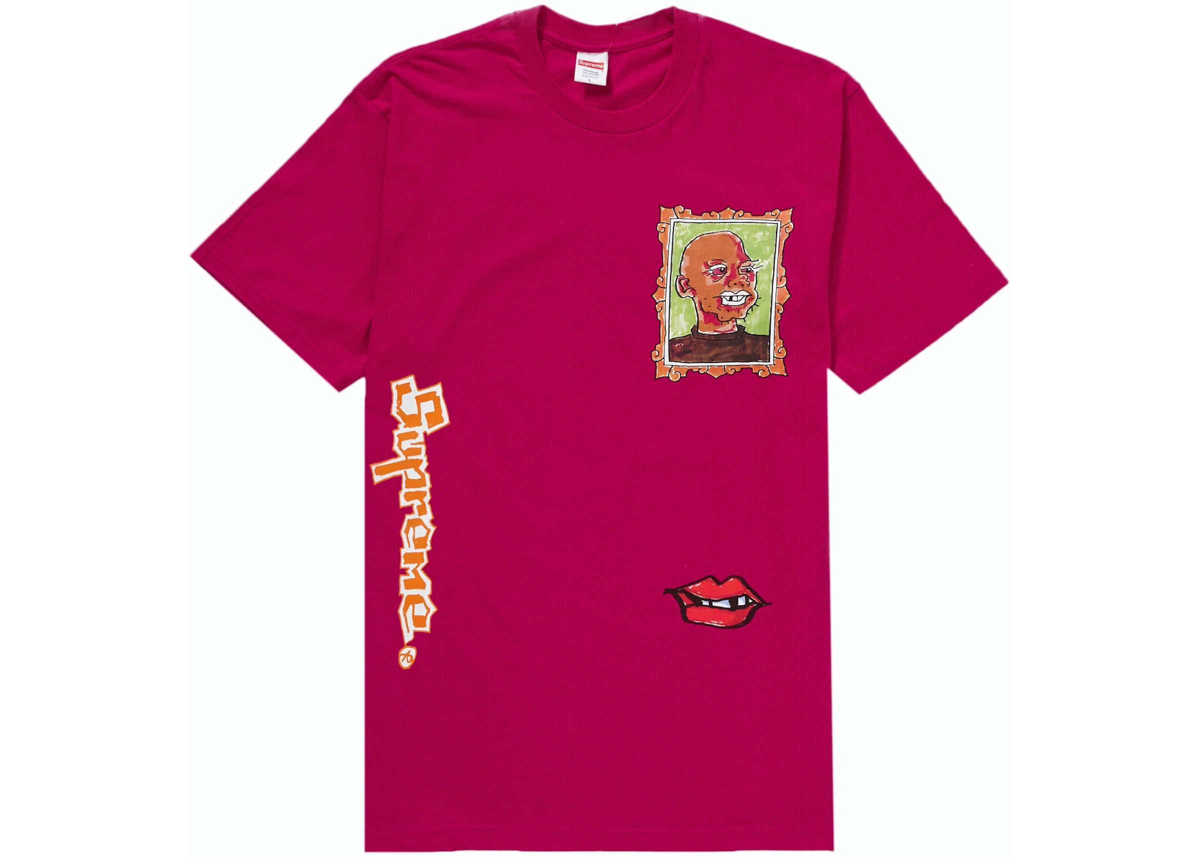 Supreme Gonz Portrait Tee Magenta - Heaven Sneaker Shop