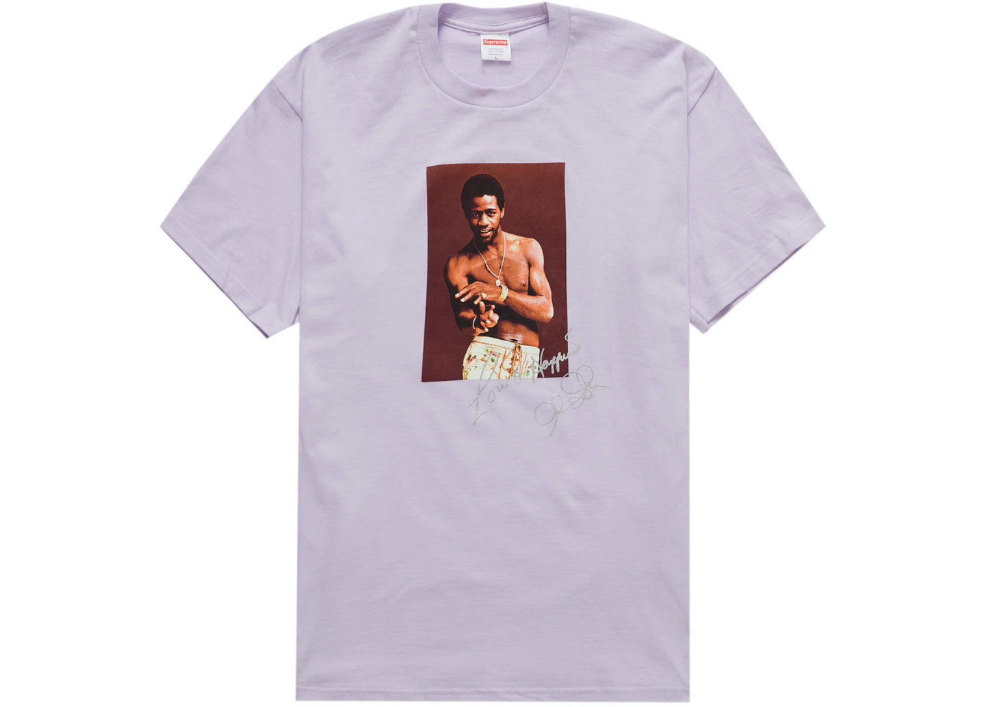 Supreme Al Green Tee Light Purple