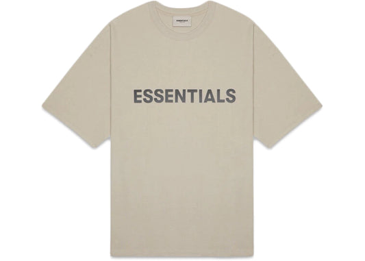 Fear of God Essentials Boxy T-Shirt Applique Logo "Olive/Khaki"