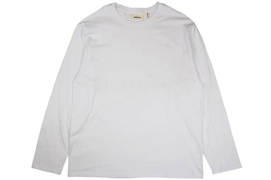 Essentials Boxy Graphic Long Sleeve White