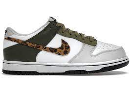 Nike Dunk Low Next Nature "Olive Leopard" (GS)