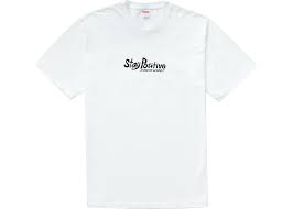 Supreme Stay Positive Tee White