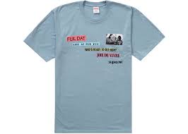 Supreme Joie Vivre Tee Dusty Blue