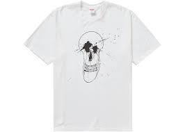 Supreme Ralph Steadman Skull Tee White