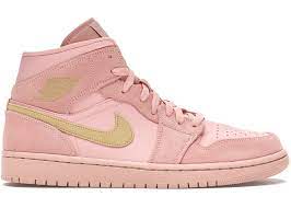 Air Jordan 1 Mid Coral Gold