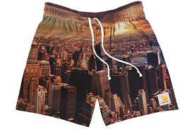 Bravest Studios Skyline Shorts Orange