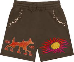 Travis Scott Sun Shorts Brown