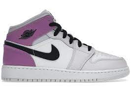 Air Jordan 1 Mid "Barely Grape" (GS)