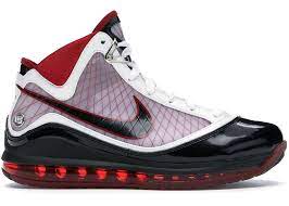 Nike LeBron 7 White/Black-Varsity Red