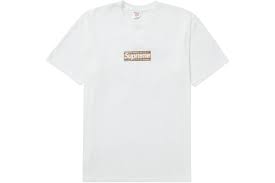 Supreme x Burberry Box Logo Tee White