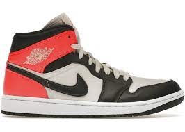 Jordan 1 Mid Newsprint Light Orewood Brown (W)