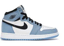 Jordan 1 Retro High White University Blue Black (GS)