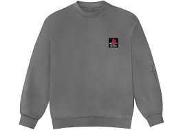 Travis Scott PS Classic Crewneck Washed Grey