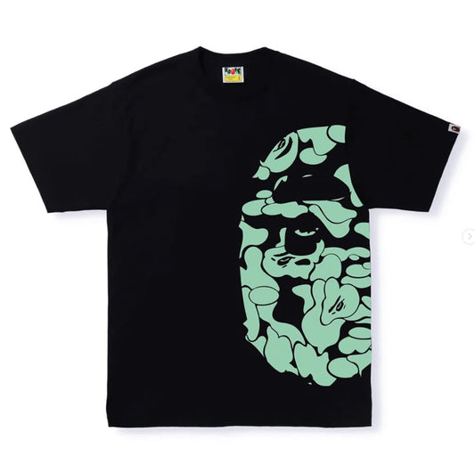 BAPE Glow in the Dark Tee Black