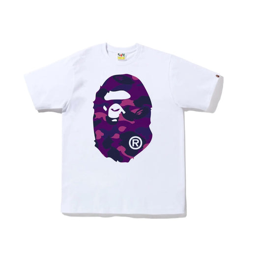 BAPE Color Camo Big Head White/Purple